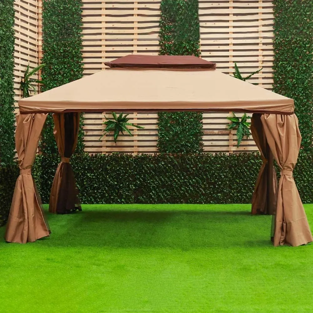 roma gazebo beige 5