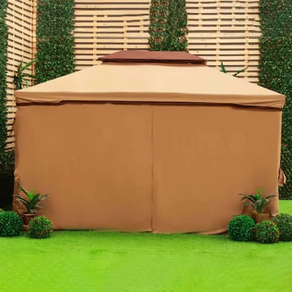 roma gazebo beige 6