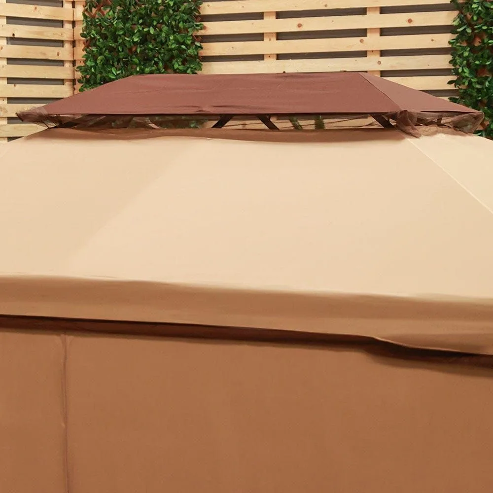 roma gazebo beige 7