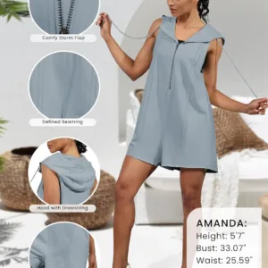 romper women hooded 5