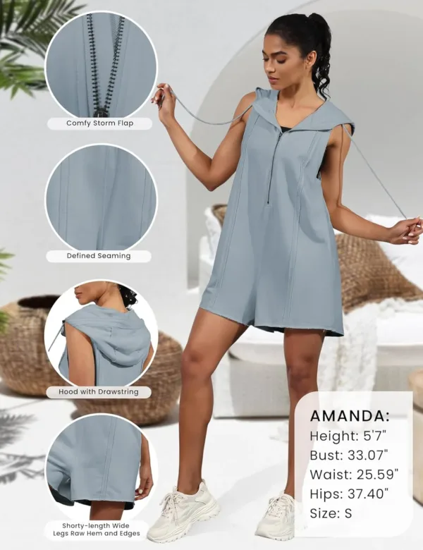 romper women hooded 5