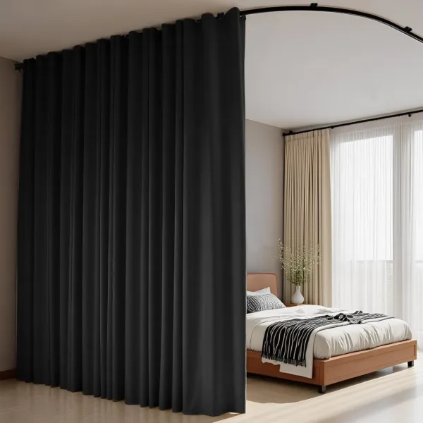 room divider curtains track 6