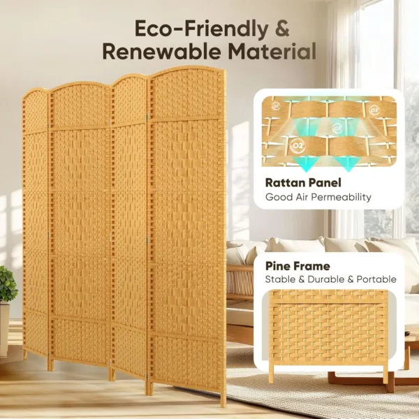 room divider folding privacy 3