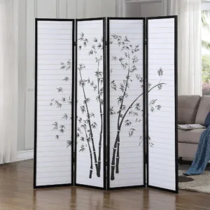 room divider screen black 5