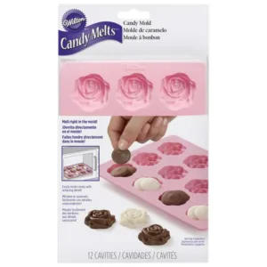 rose silicone candy mold 2