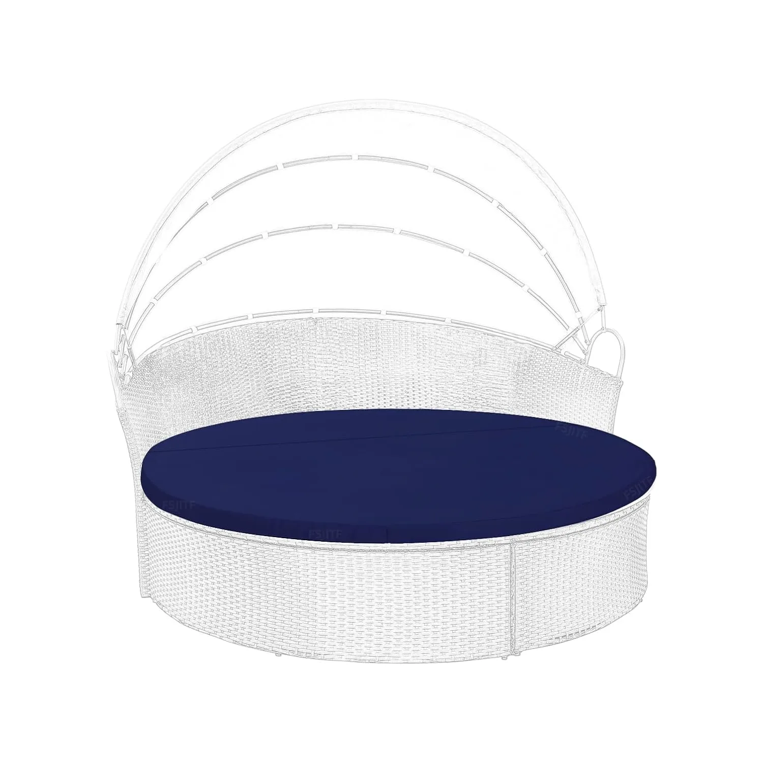 round bed cover outdoor 1