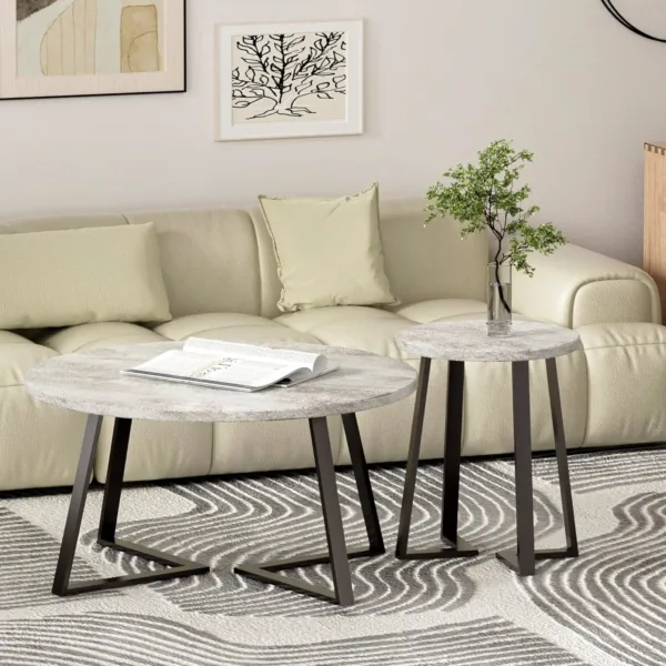round coffee table set 1