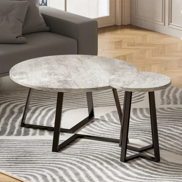 round coffee table set 4