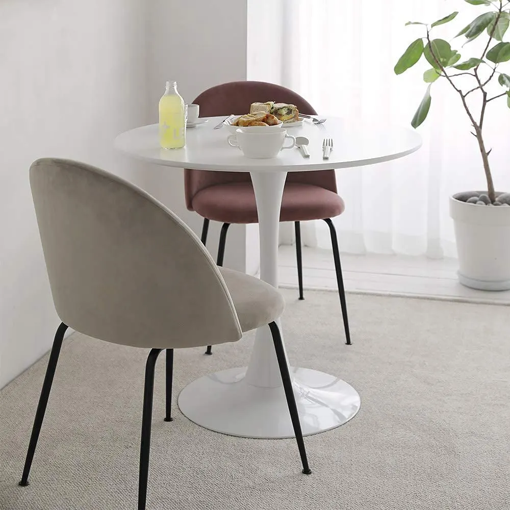 round dining table white 2