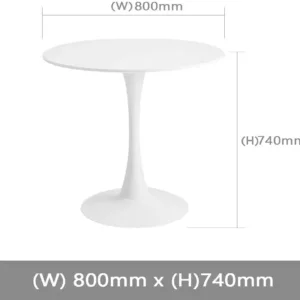 round dining table white 3
