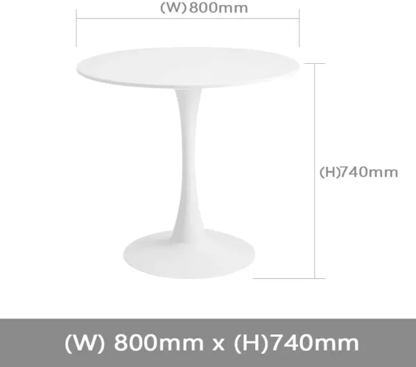 round dining table white 3