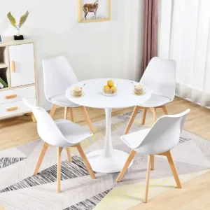 round dining table white 5