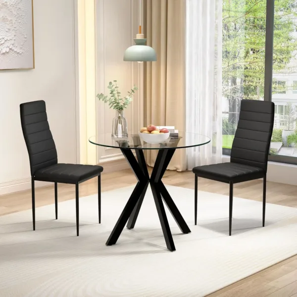 round glass dining table 3