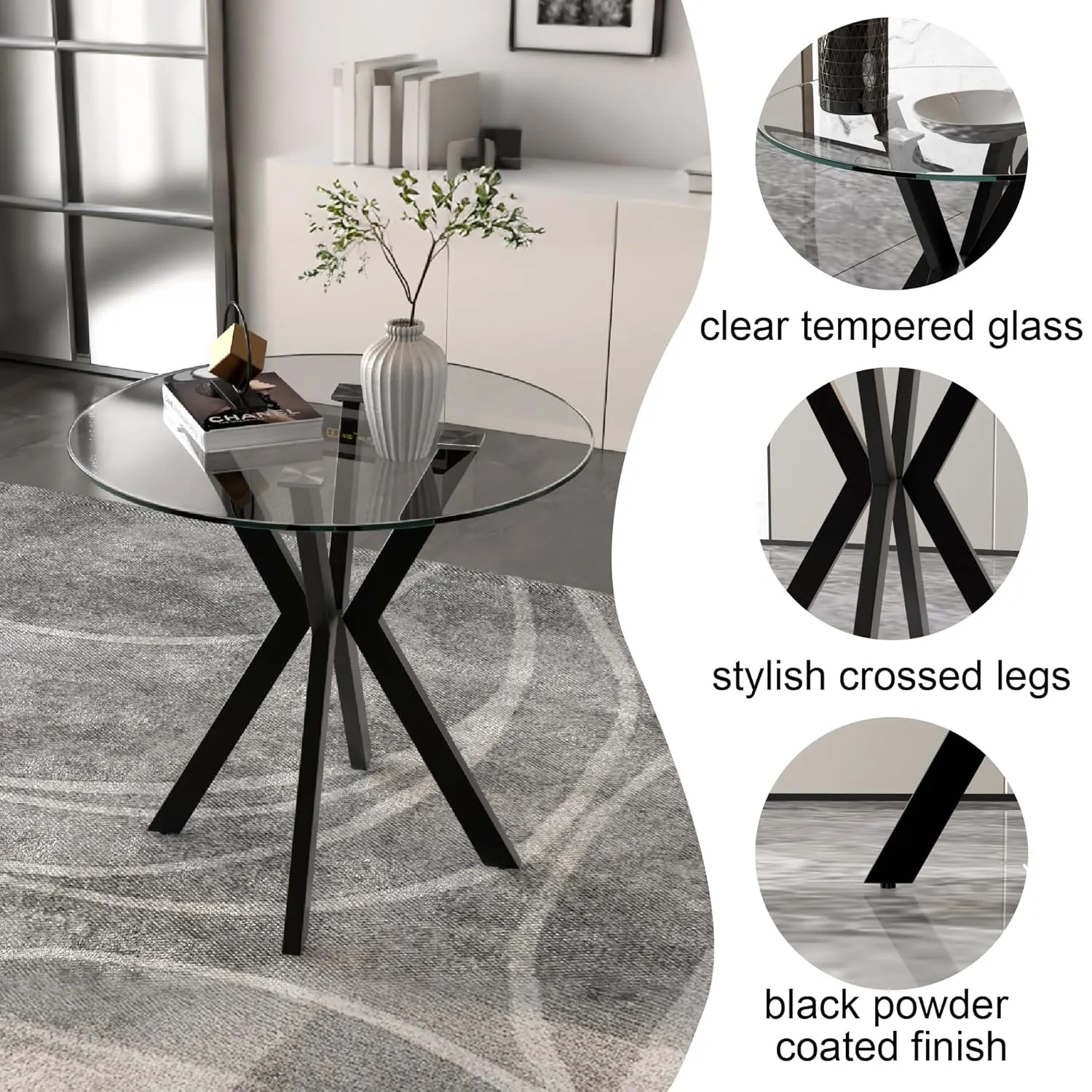 round glass dining table 4