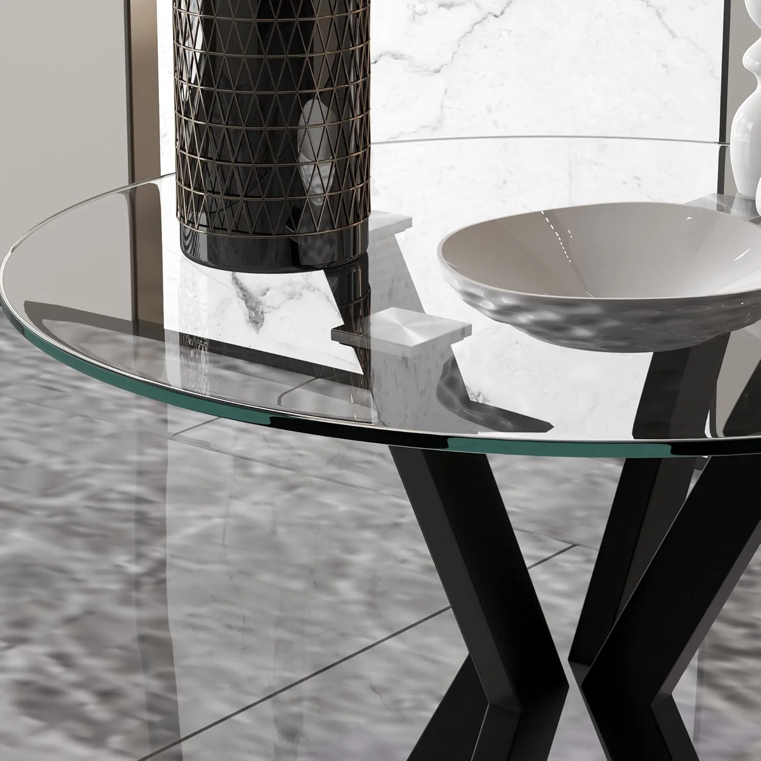 round glass dining table 5