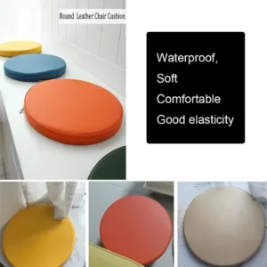 round seat cushion leather 4