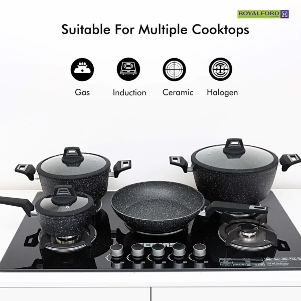 royalford cookware set 5