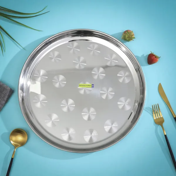 royalford round serving tray 2