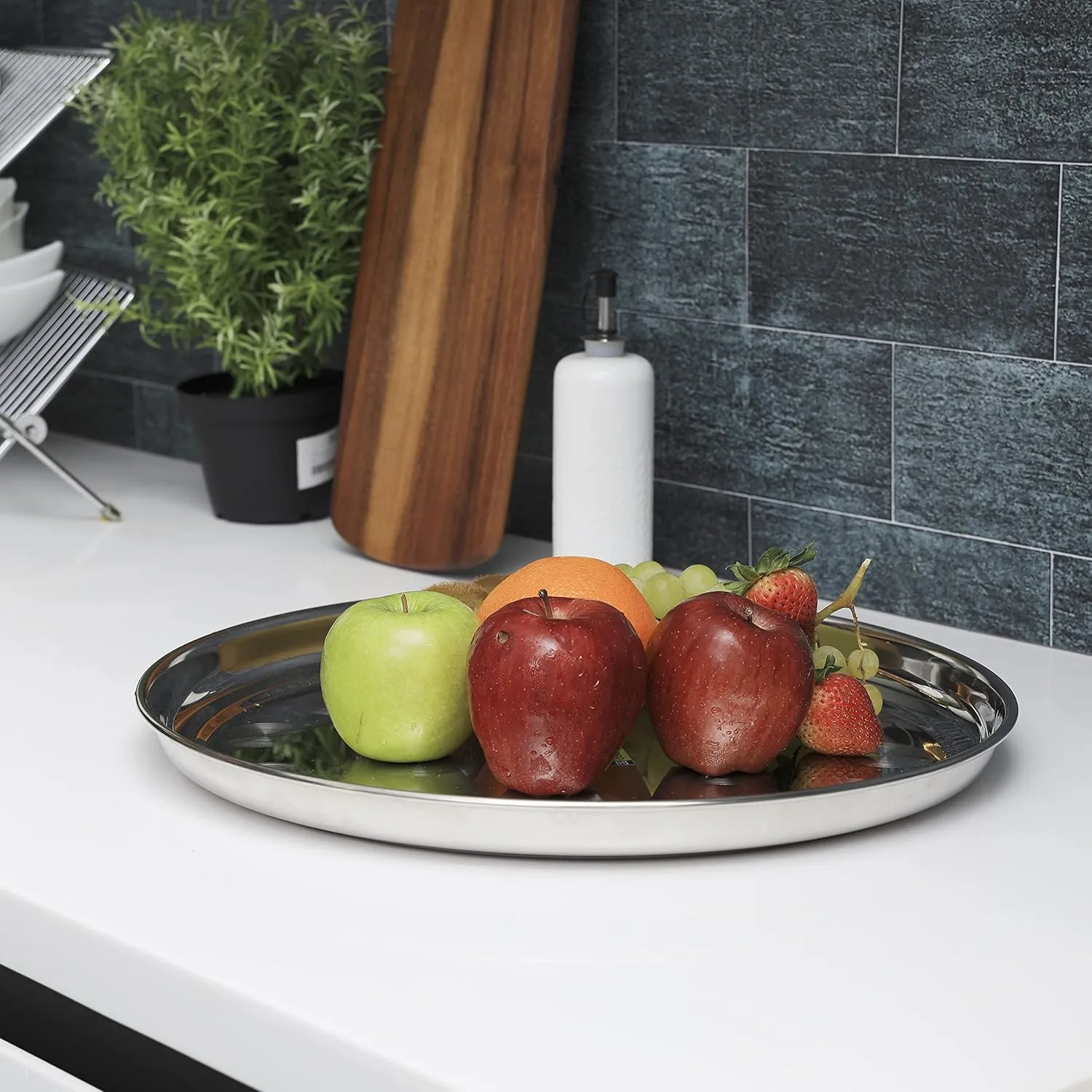 royalford round serving tray 4