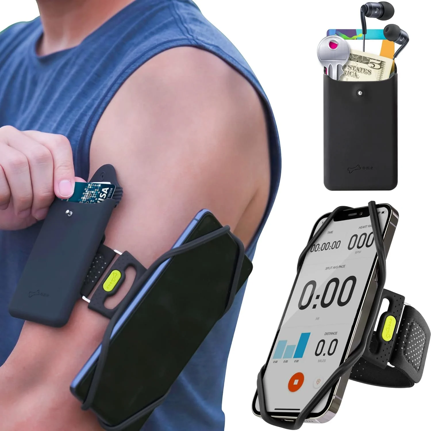 running armband phone holder 1