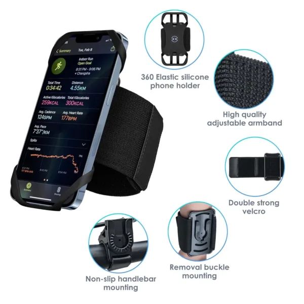running armband phone holder 4