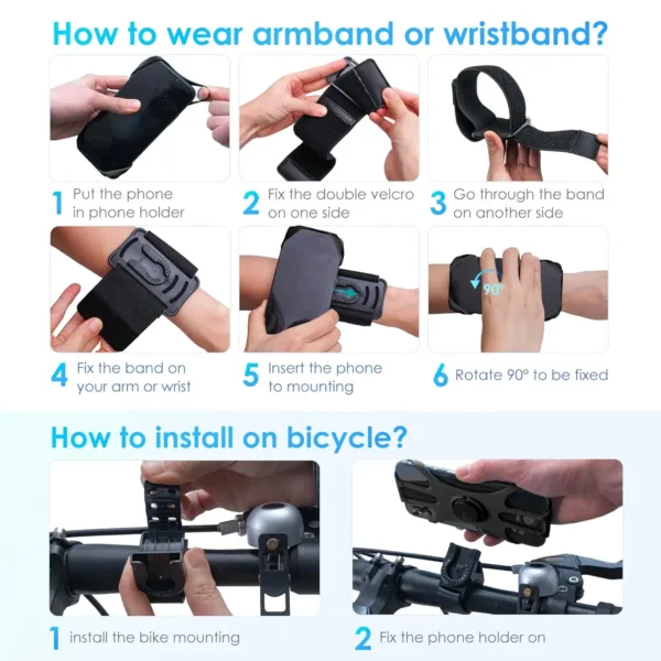 running armband phone holder 5