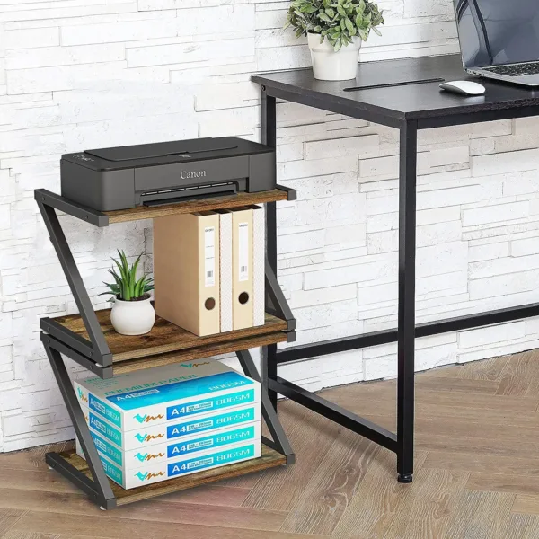 rustic printer stand 3