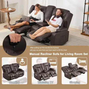 rv loveseat recliner sofa 3