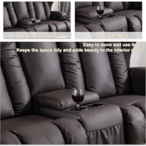 rv loveseat recliner sofa 4
