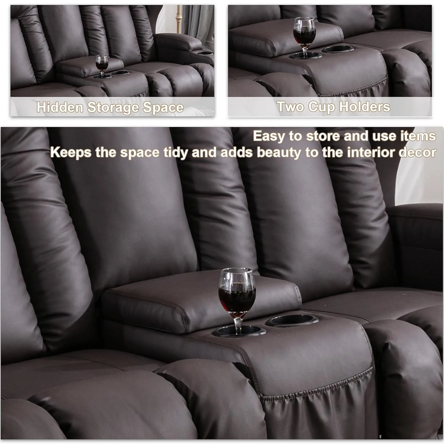 rv loveseat recliner sofa 4