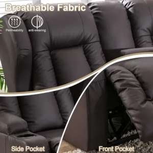 rv loveseat recliner sofa 6