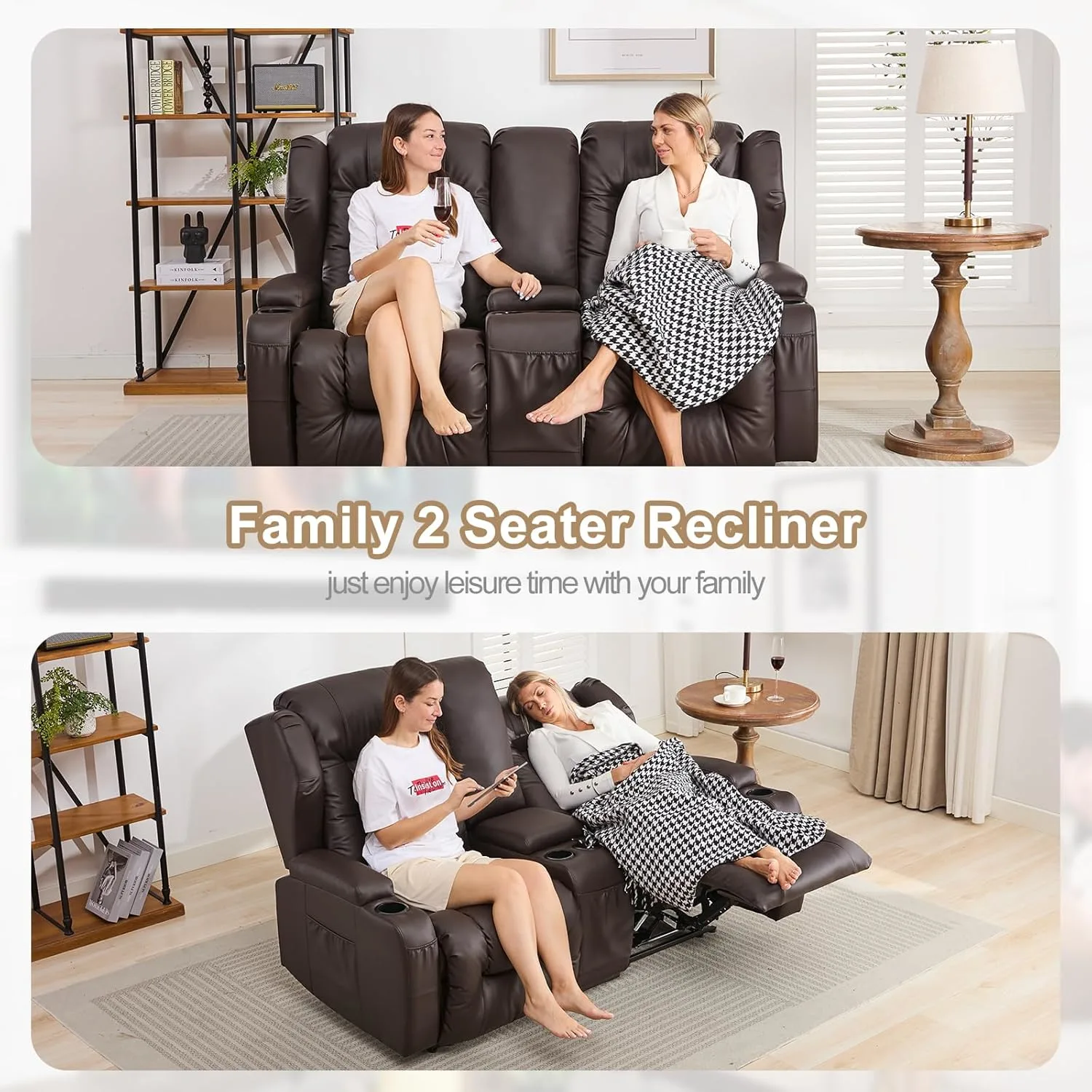 rv loveseat recliner sofa 7