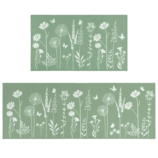 sage green kitchen rug 1