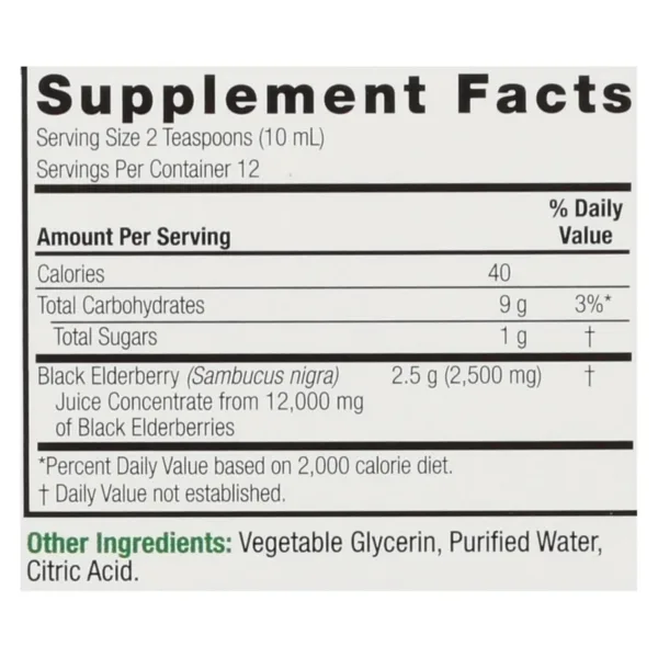 sambucus elderberry syrup 2