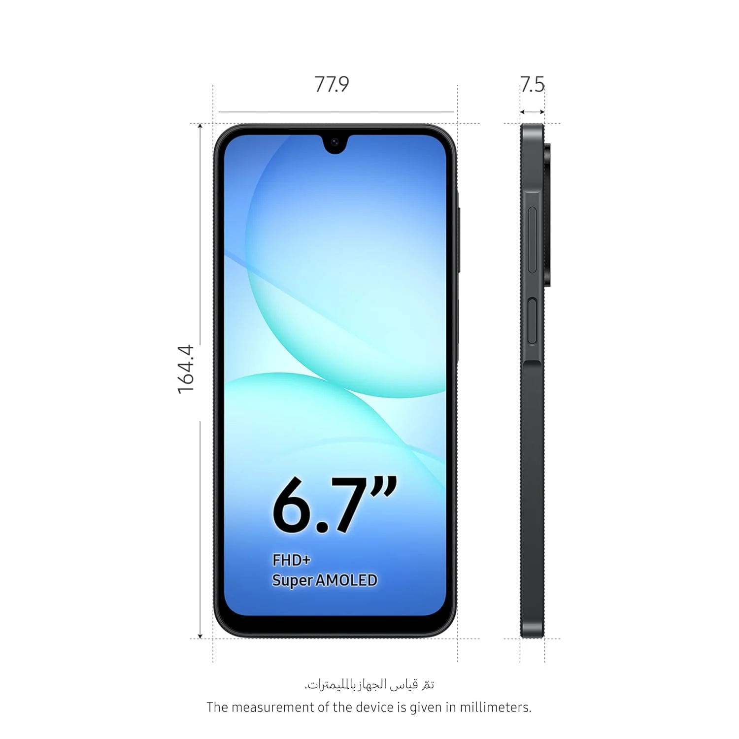 samsung galaxy a17 black 3