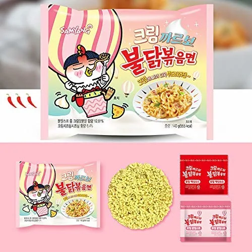 samyang cream carbonara ramen 2