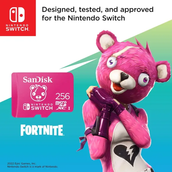 sandisk microsd fortnite switch 3