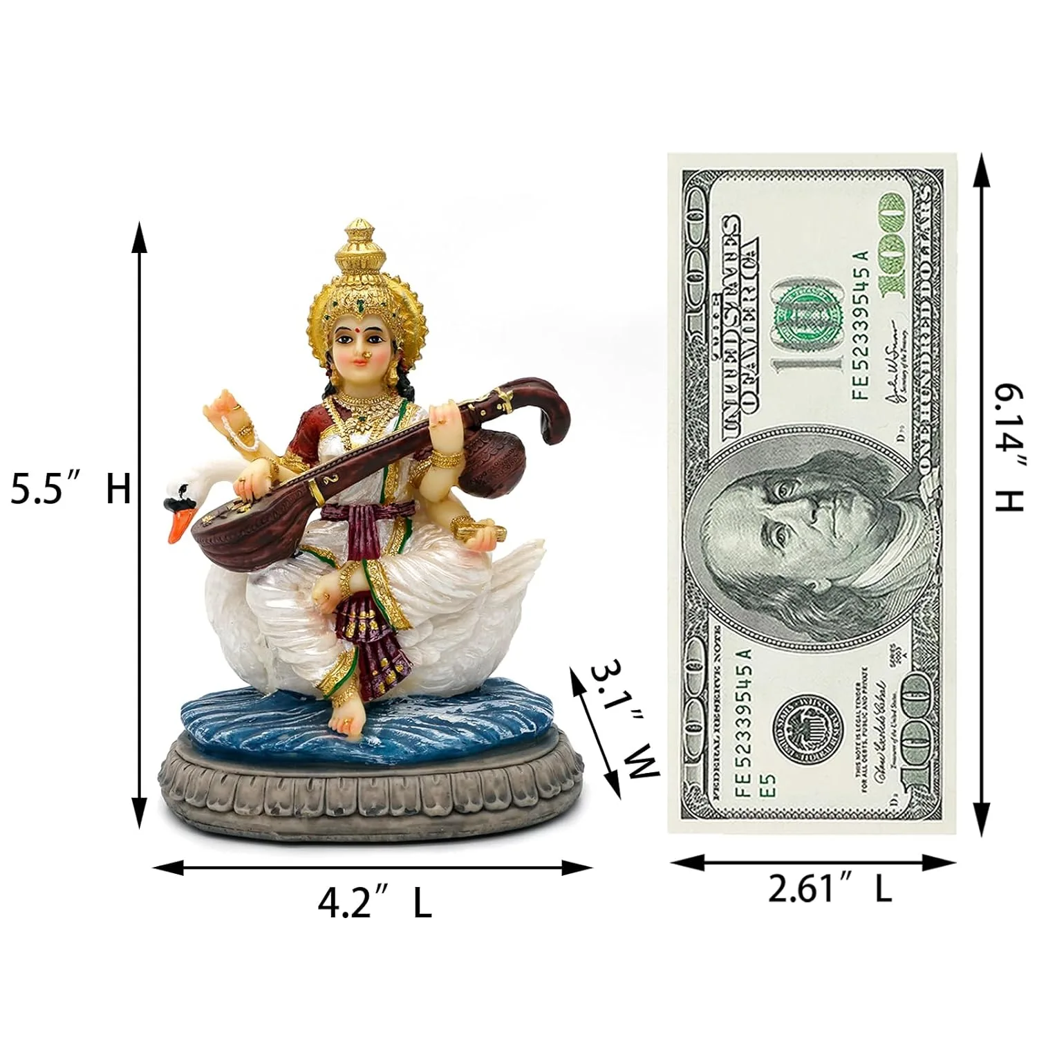 saraswati statue goddess 6