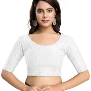 saree blouse cotton stretchable 1