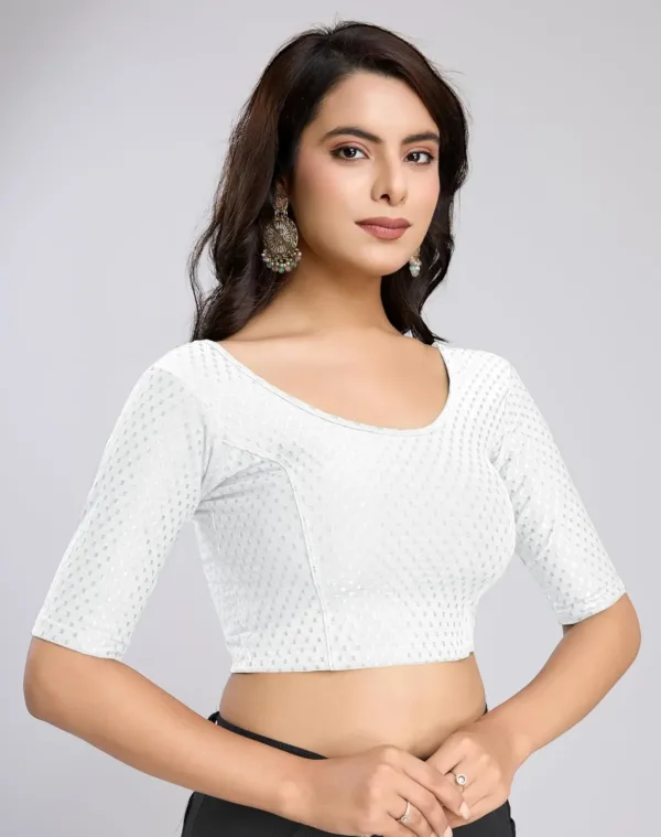 saree blouse cotton stretchable 3