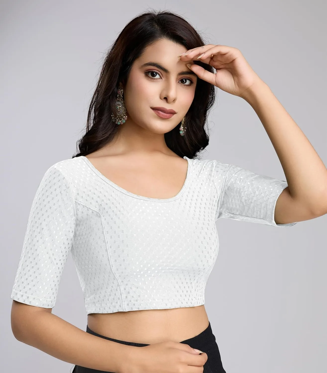 saree blouse cotton stretchable 5