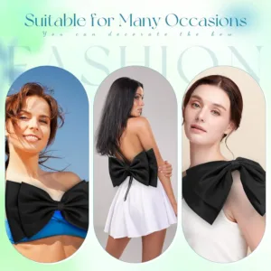 satin bow wedding dress 3