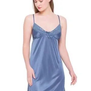 satin nighty lace robe 4