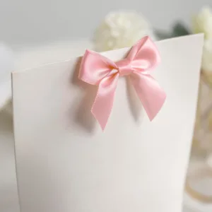 satin ribbon bows pink 4