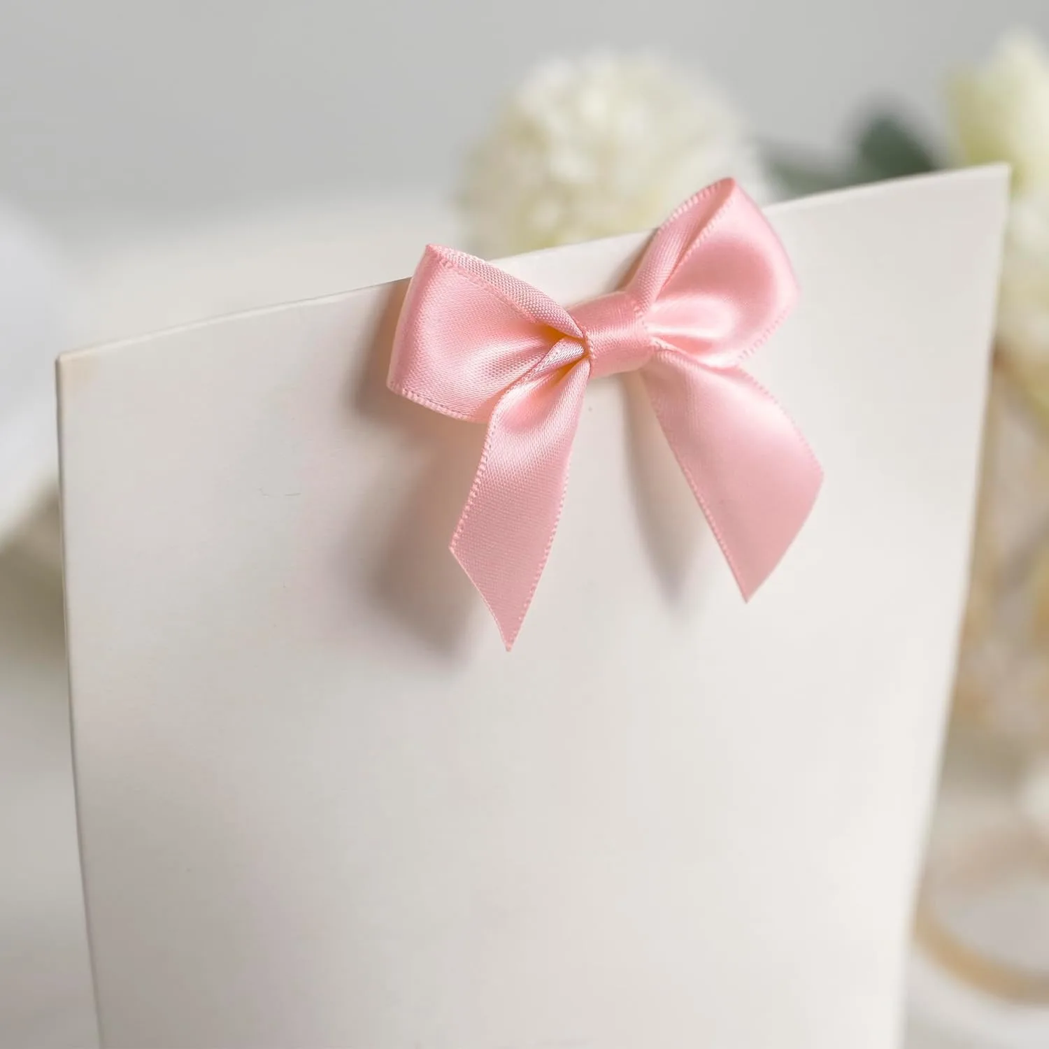 satin ribbon bows pink 4