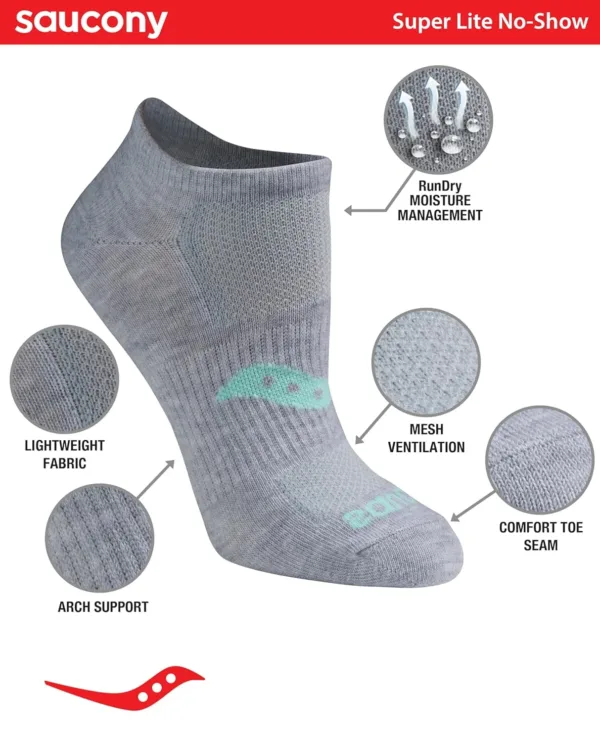 saucony womens running socks 3