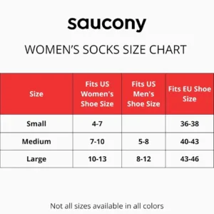 saucony womens running socks 4