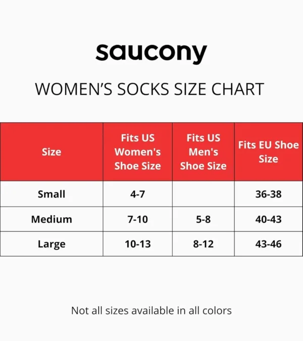 saucony womens socks 3