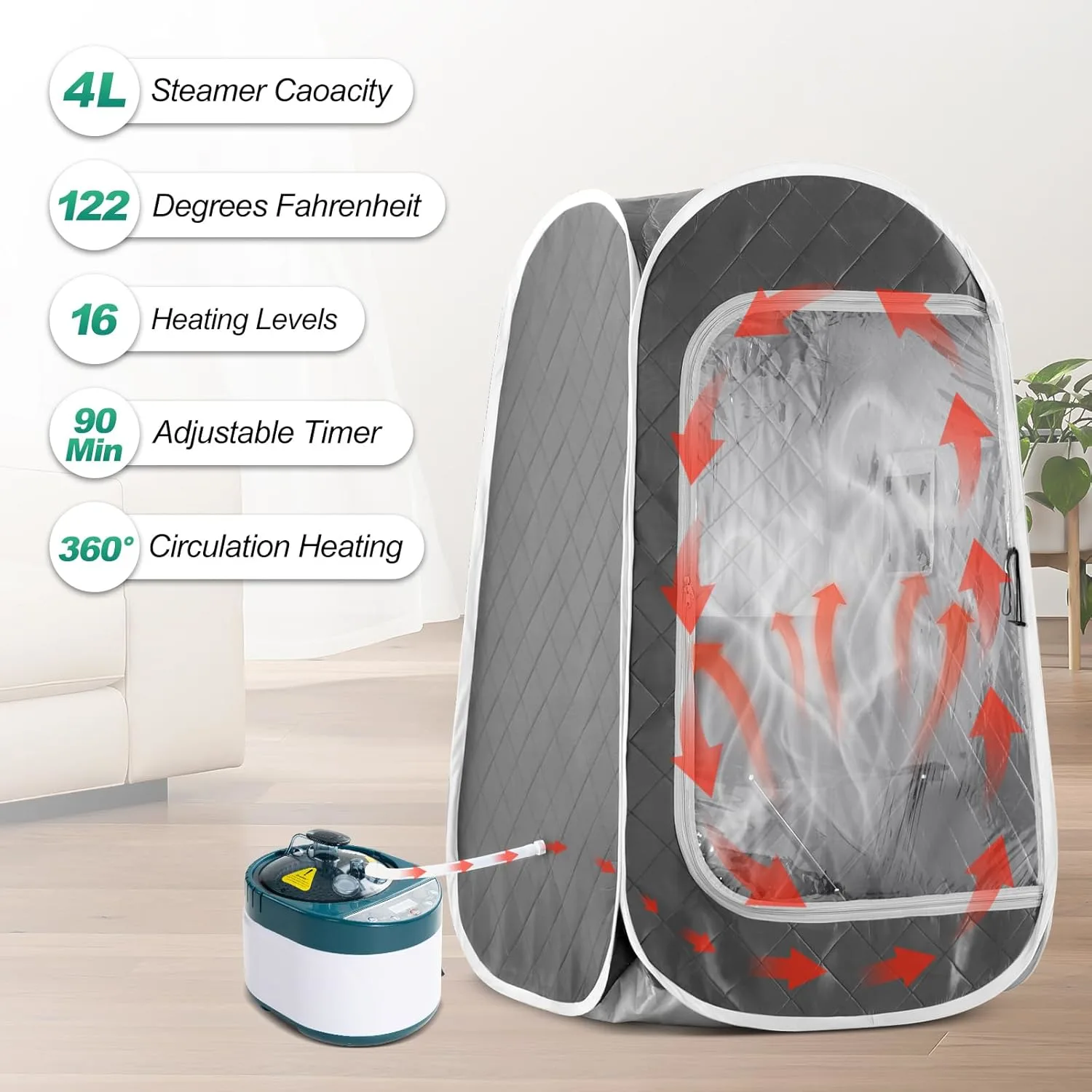 sauna steamer portable 2