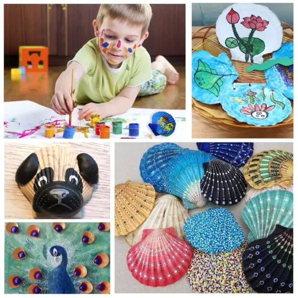 scallop shells crafts decor 3